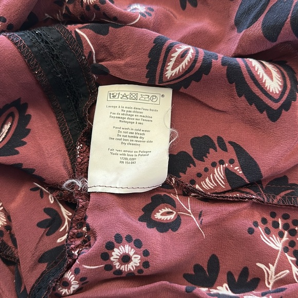 Sézane Silk Leona Floral Blouse Size 34 Or US size 2 - Picture 6 of 6